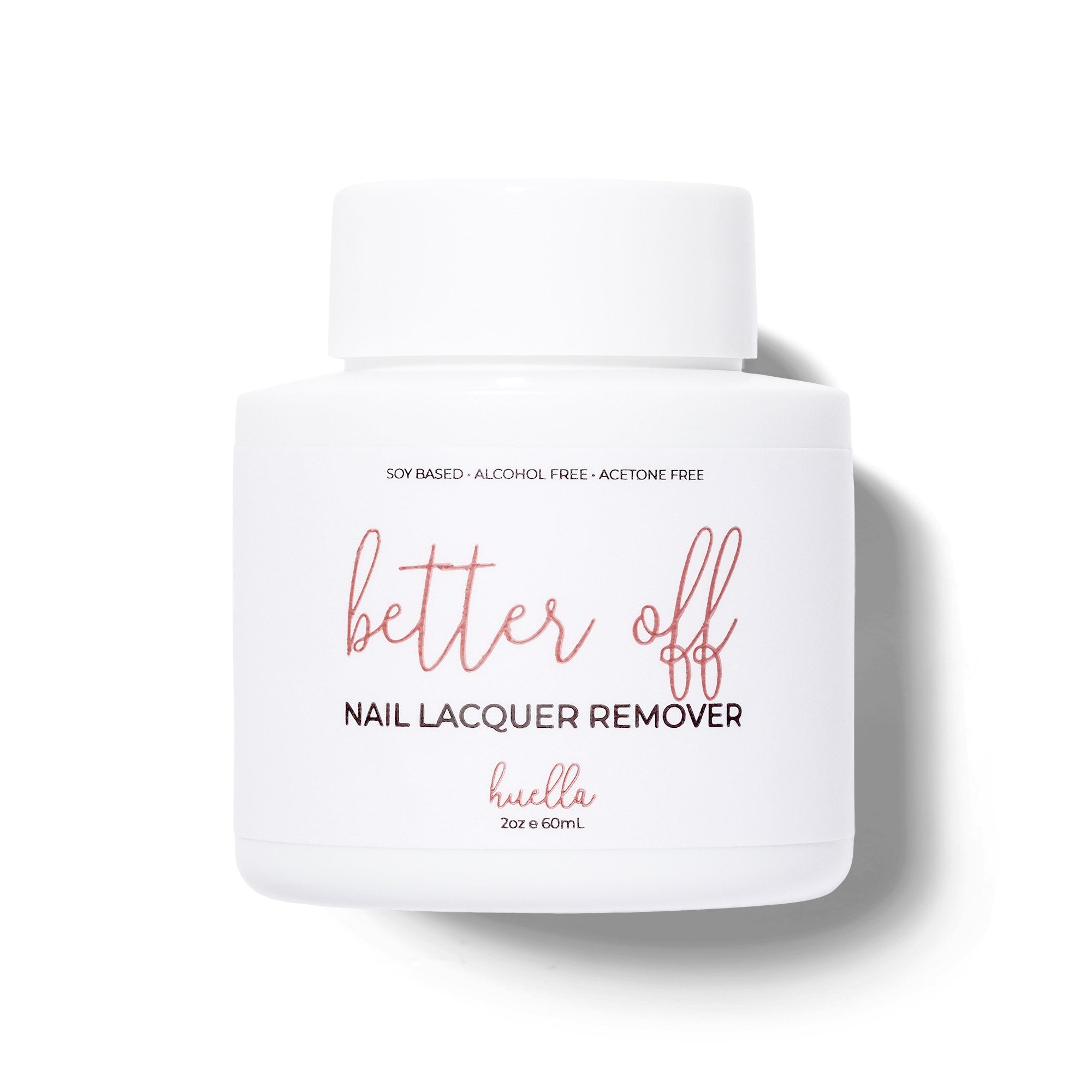 Better Off: Natural Plant Based Nail Polish Remover for Lacquer Polish