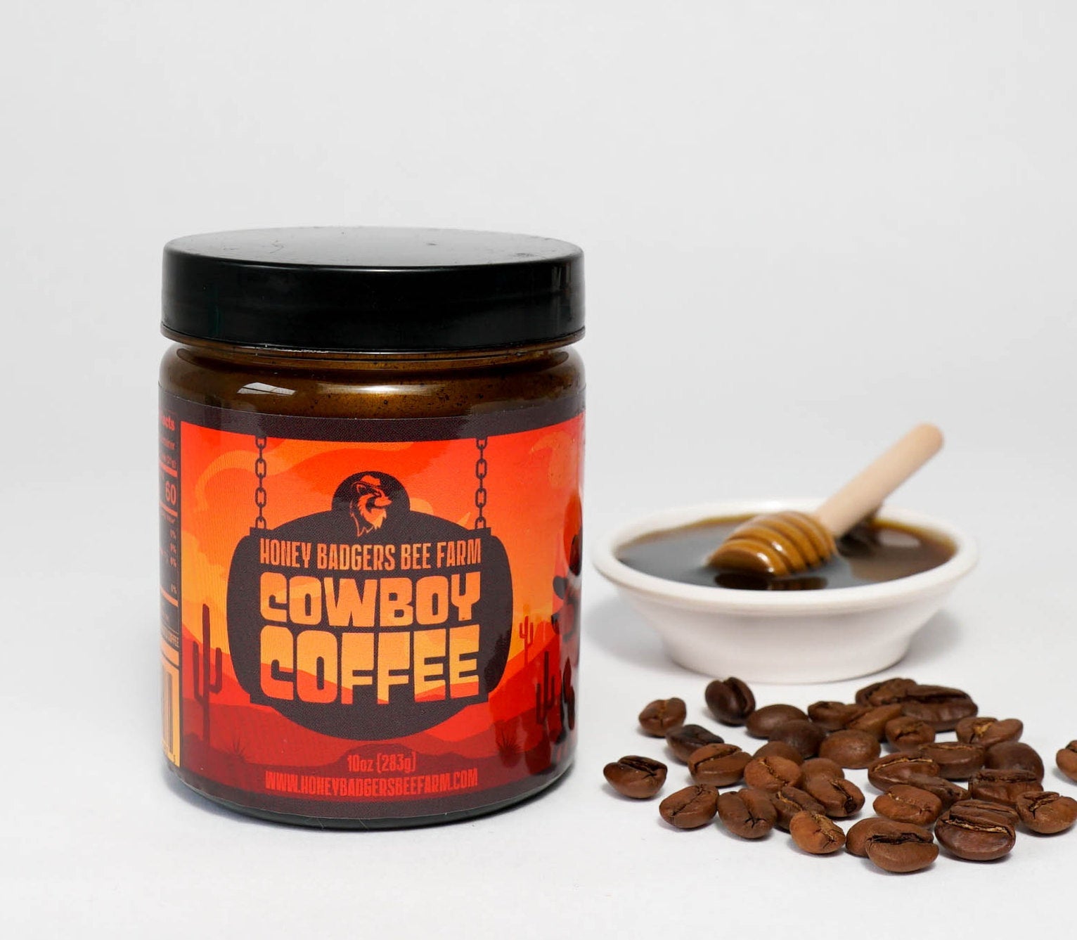 Cowboy Coffee - Instant Honey Coffee - All-in-one - Just add to hot water