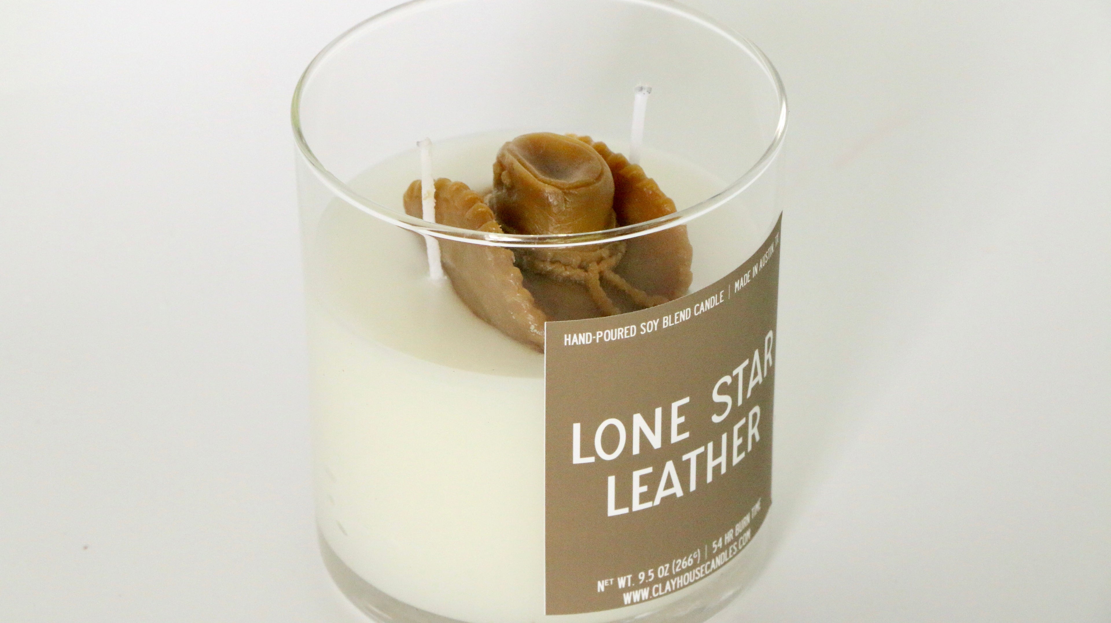 Lone Star Leather Container Candle