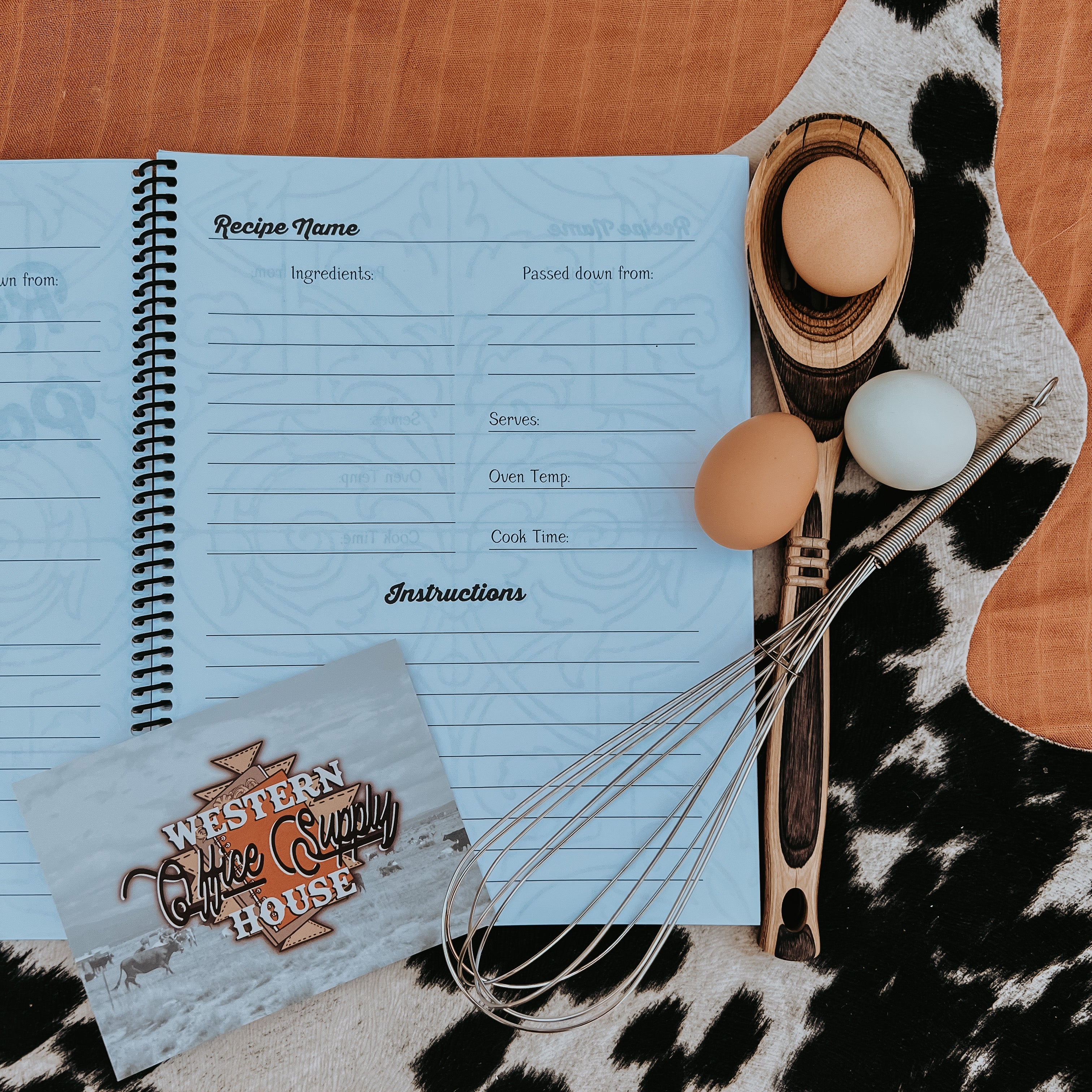 Recipe Book - Cowhide