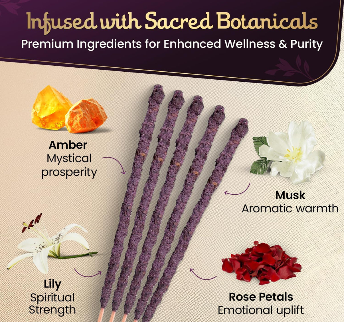 Purple Sparkle Maha Incense