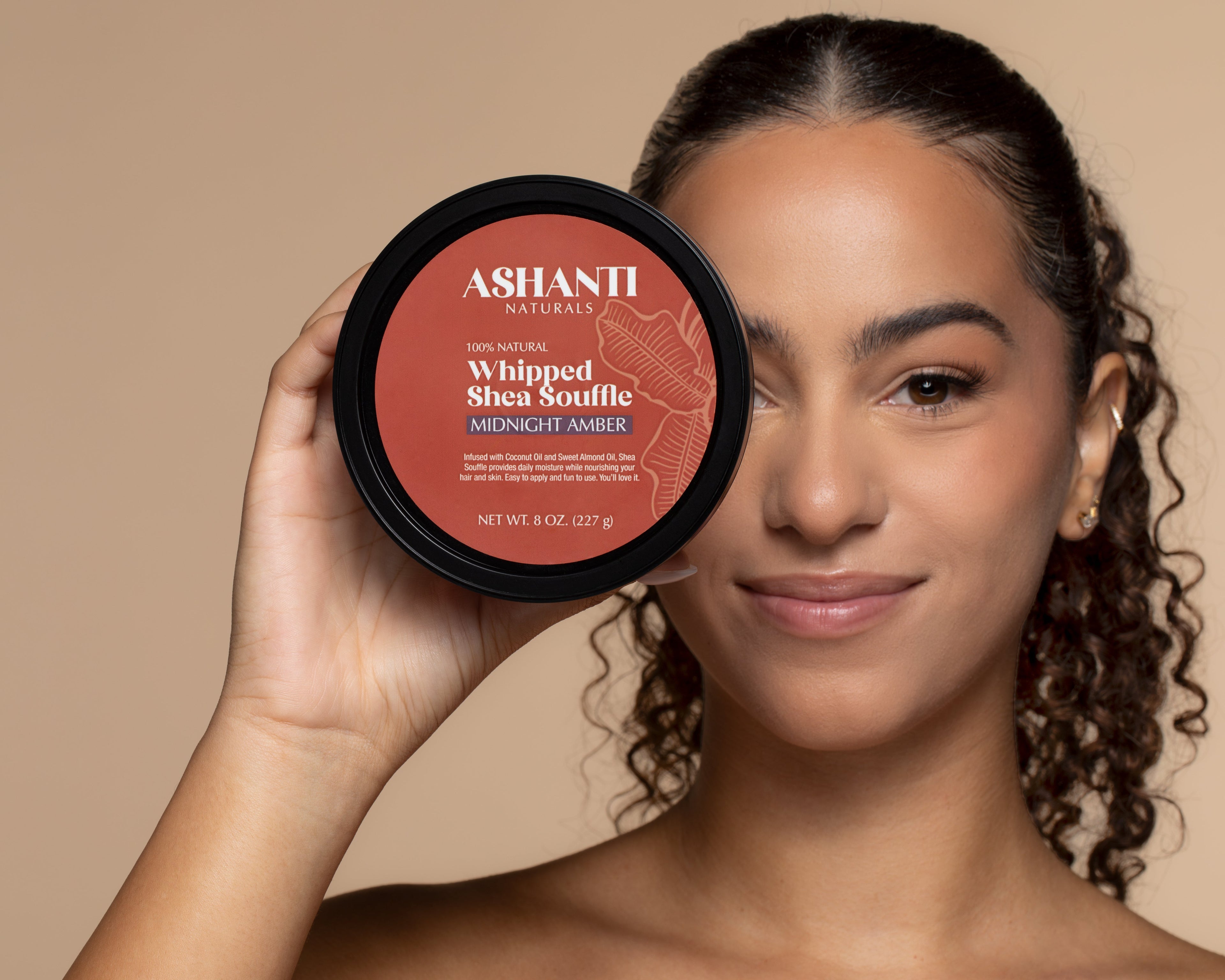 ASHANTI NATURALS Shea Souffle Midnight Amber