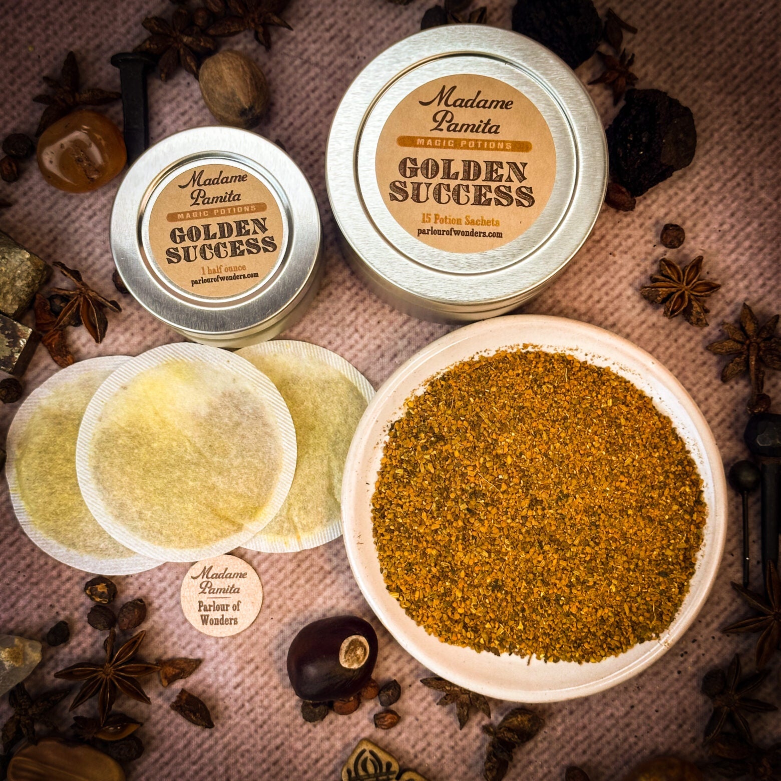 Golden Success Potion Spell Kit