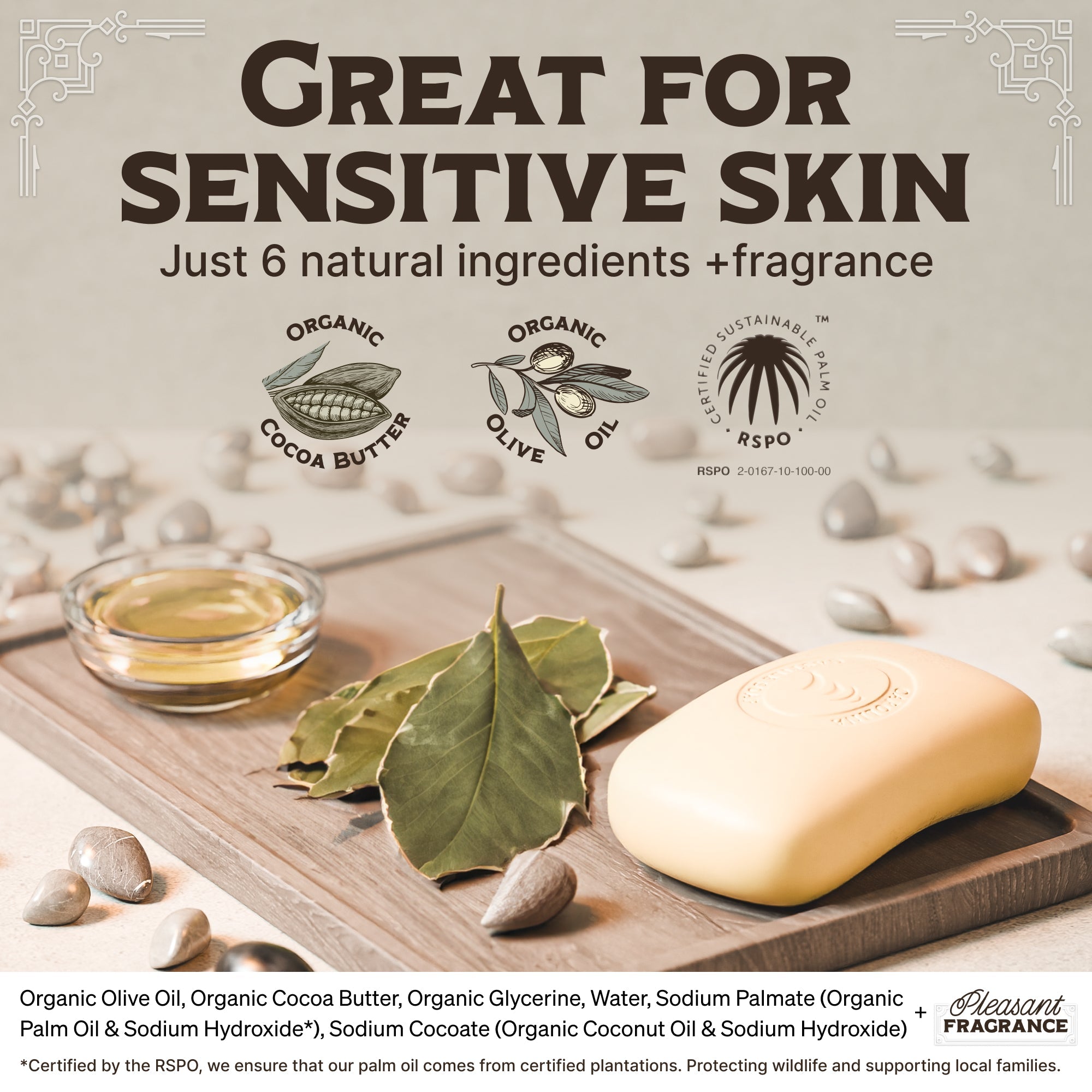 Bay Rum Castile Bar Soap