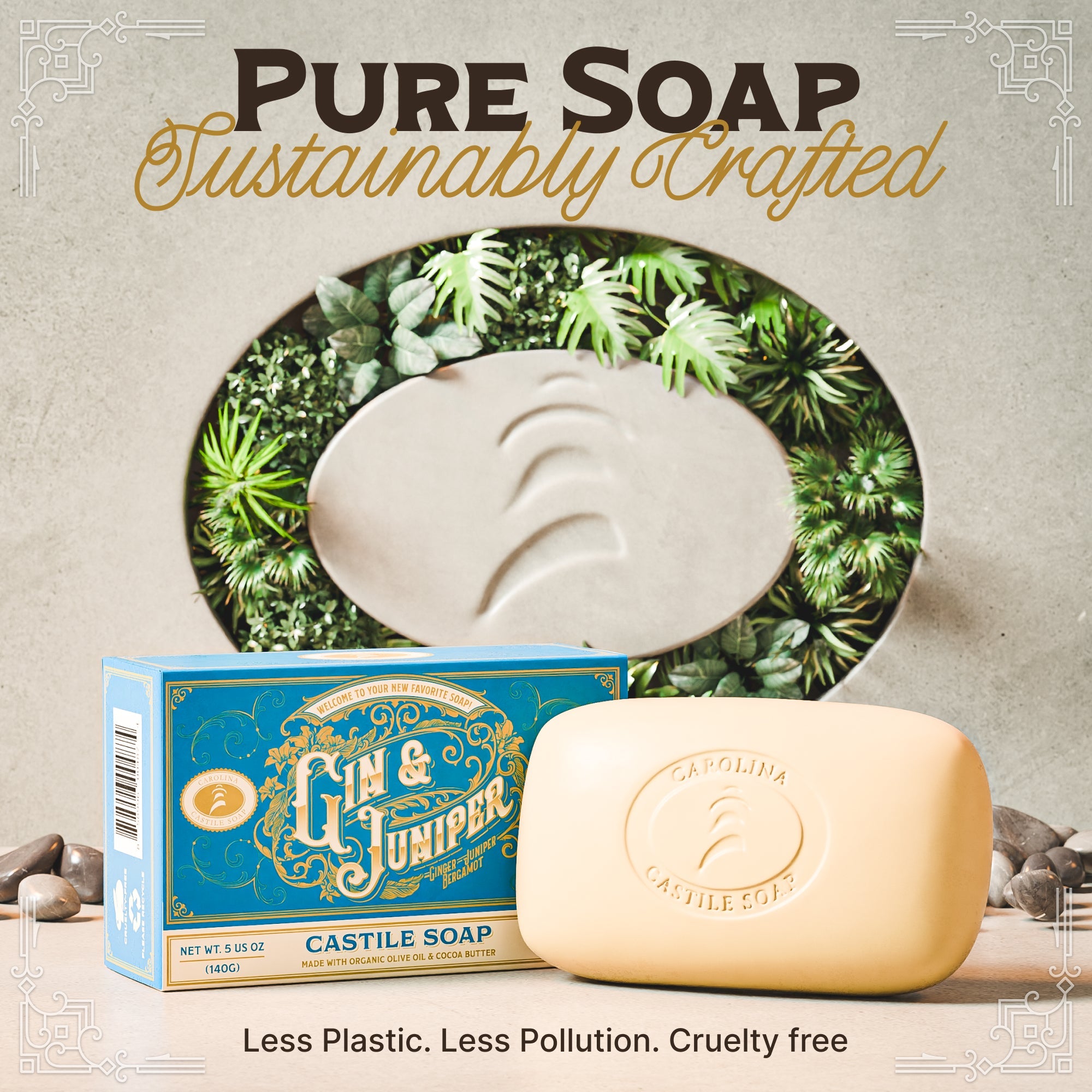 Gin & Juniper Castile Bar Soap