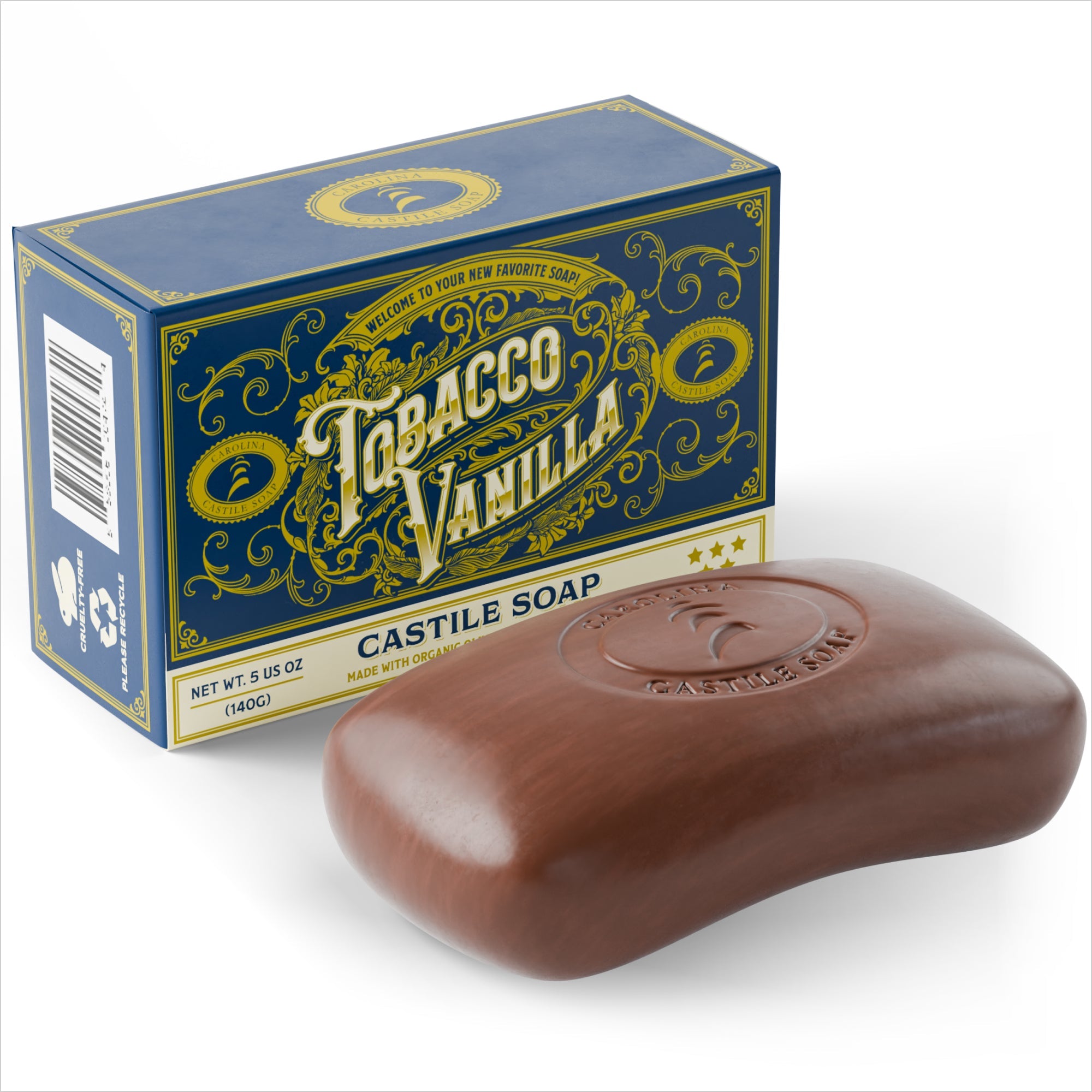 Castile Bar Soap - Tobacco Vanilla