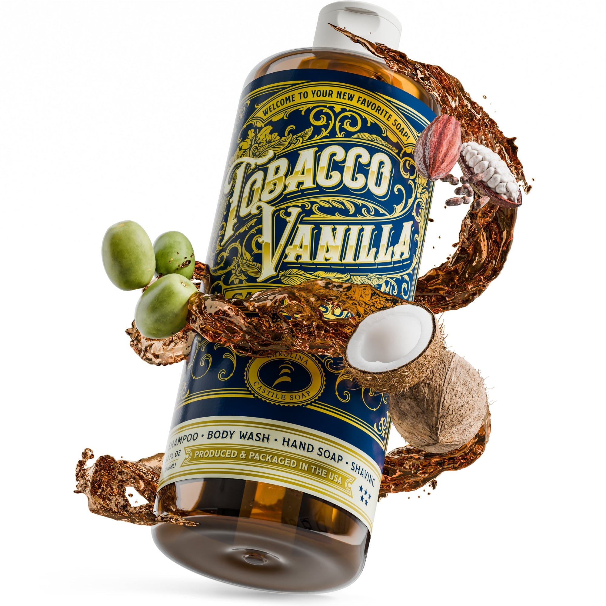 Tobacco Vanilla Castile Soap