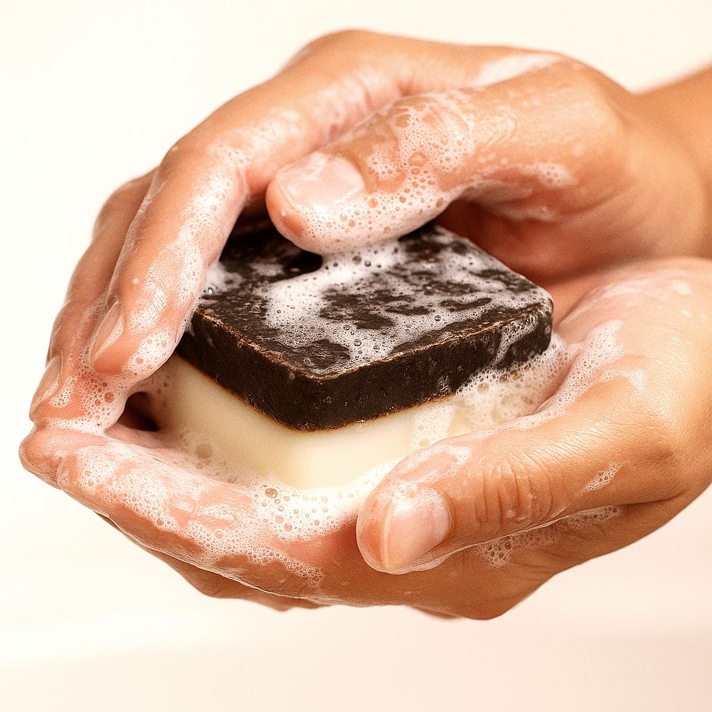 Cedar & Bay Leaf Coffee Soap – Exfoliating, Hydrating, Zero-Waste