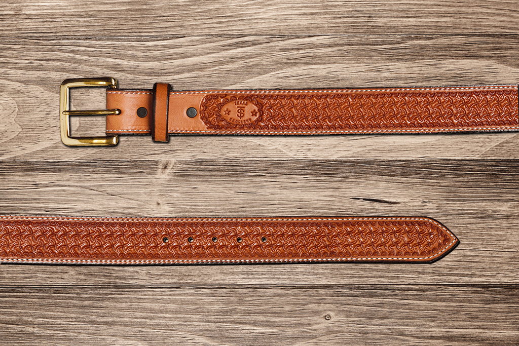 Saddle Tan Spider Belt