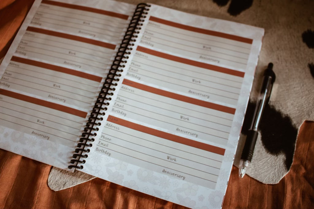 Address Book - Floral