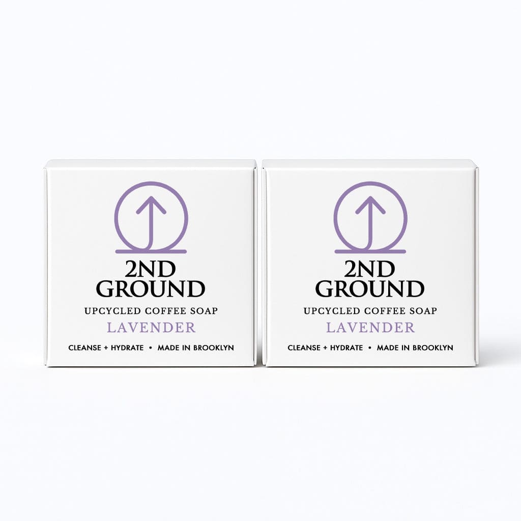 Lavender Upcycled Coffee Soap – Cleanse + Hydrate