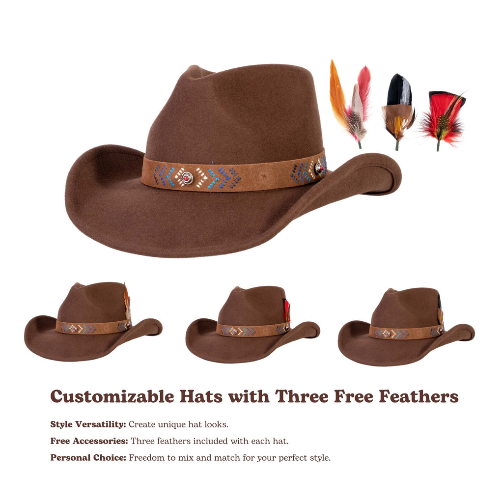 Maverick Sand Rope Felt Cowboy Hat