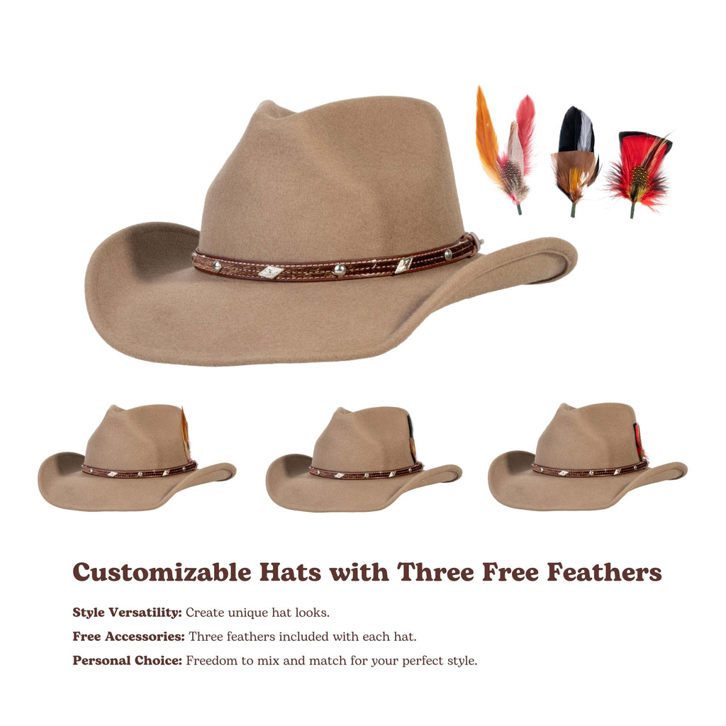 Nomad Bronze Felt Cowboy Hat