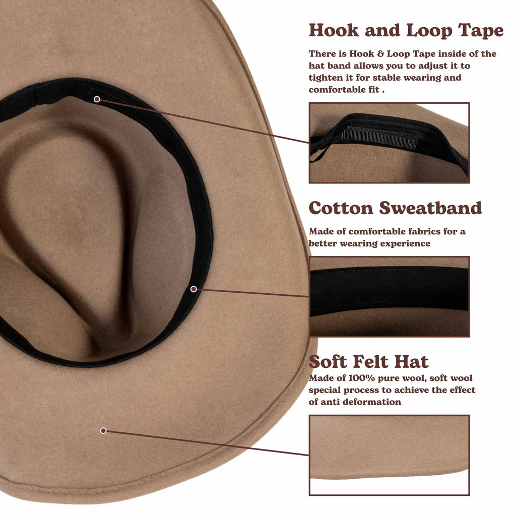 Nomad Bronze Felt Cowboy Hat