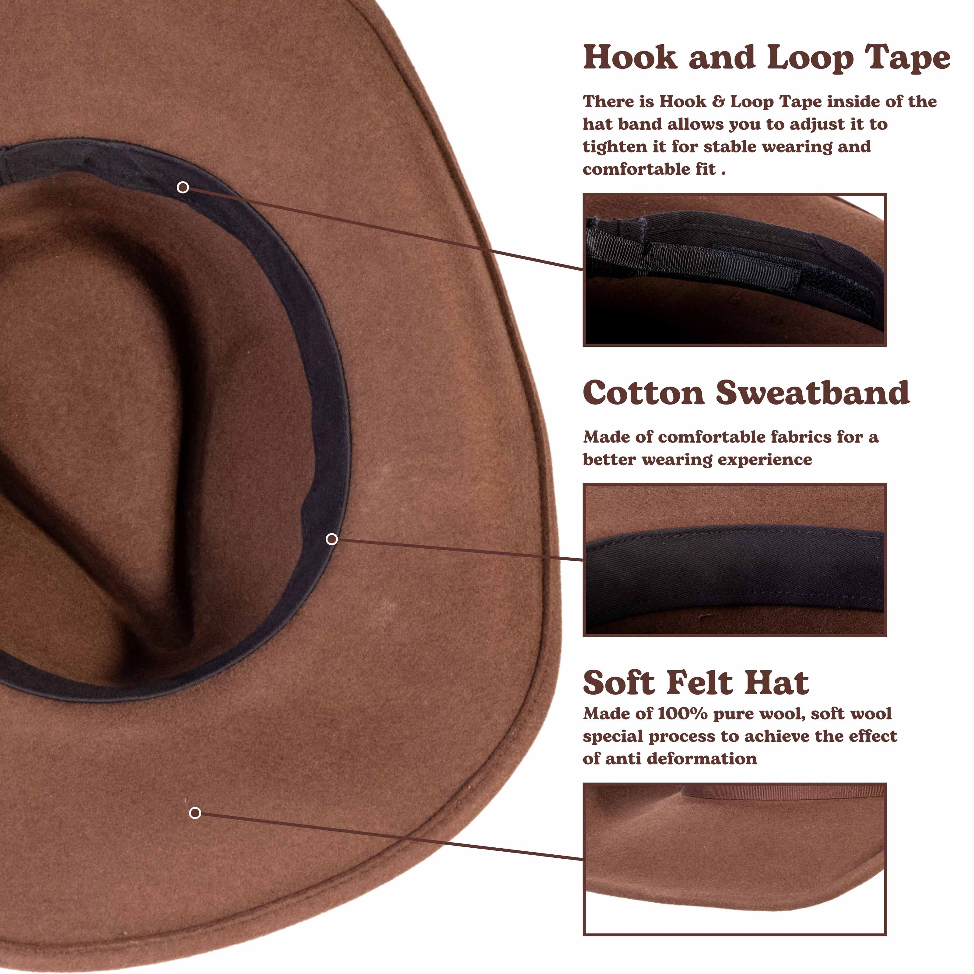 Timber Chestnut Felt Cowboy Hat